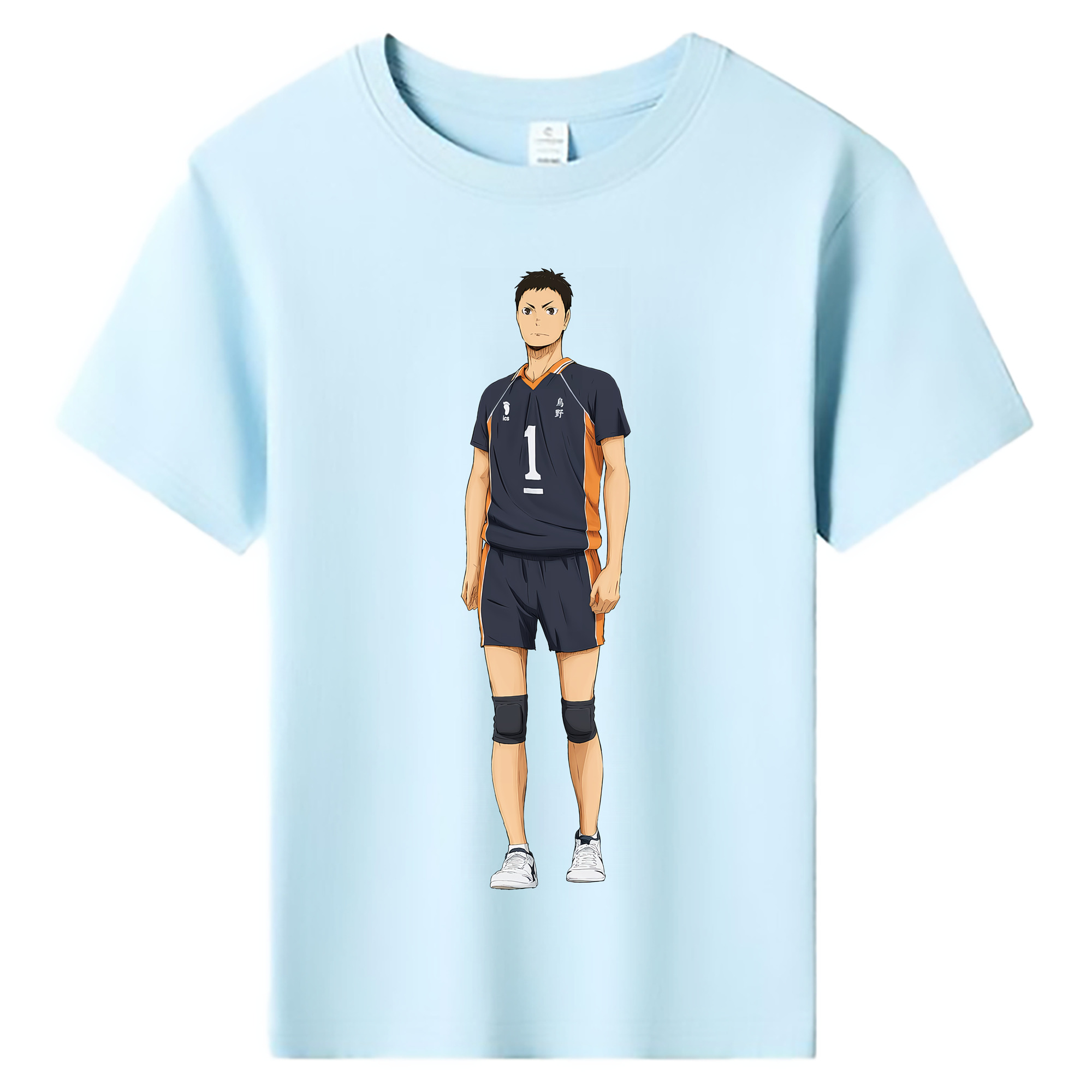 （画像用） ハイキュー!! Haikyu!! 綿100％キッズTシャツ（フロントプリント）